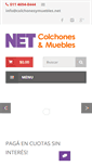 Mobile Screenshot of colchonesymuebles.net